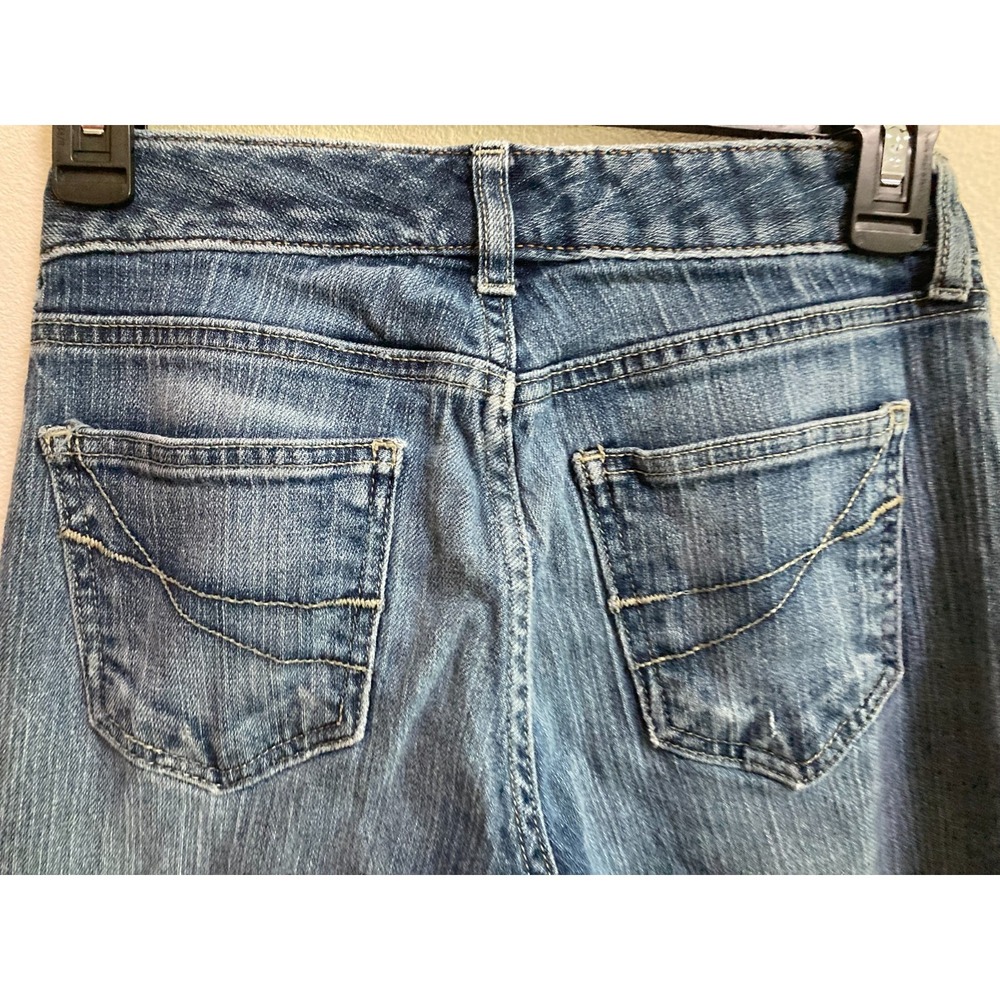 Gap Curvy Low Rise Size 4 Regular Denim Blue Jeans Women Pockets - Picture 8 of 9